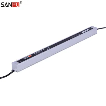 

SANPU SMPS 12V 24W Driver LED 2A Slim Plastic IP44 Constant Voltage Single Output AC-DC Transformer Switch Power Supply for LEDs