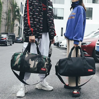 Fashion Carry On Suitcase Women Duffel bag Large Capacity Separated Space Men Gym Bag High Quality Camouflage Black Travel Bag
Fashion Carry On Suitcase Women Duffel bag Large Capacity Separated Space Men Gym Bag High Quality Camouflage Black Travel Bag