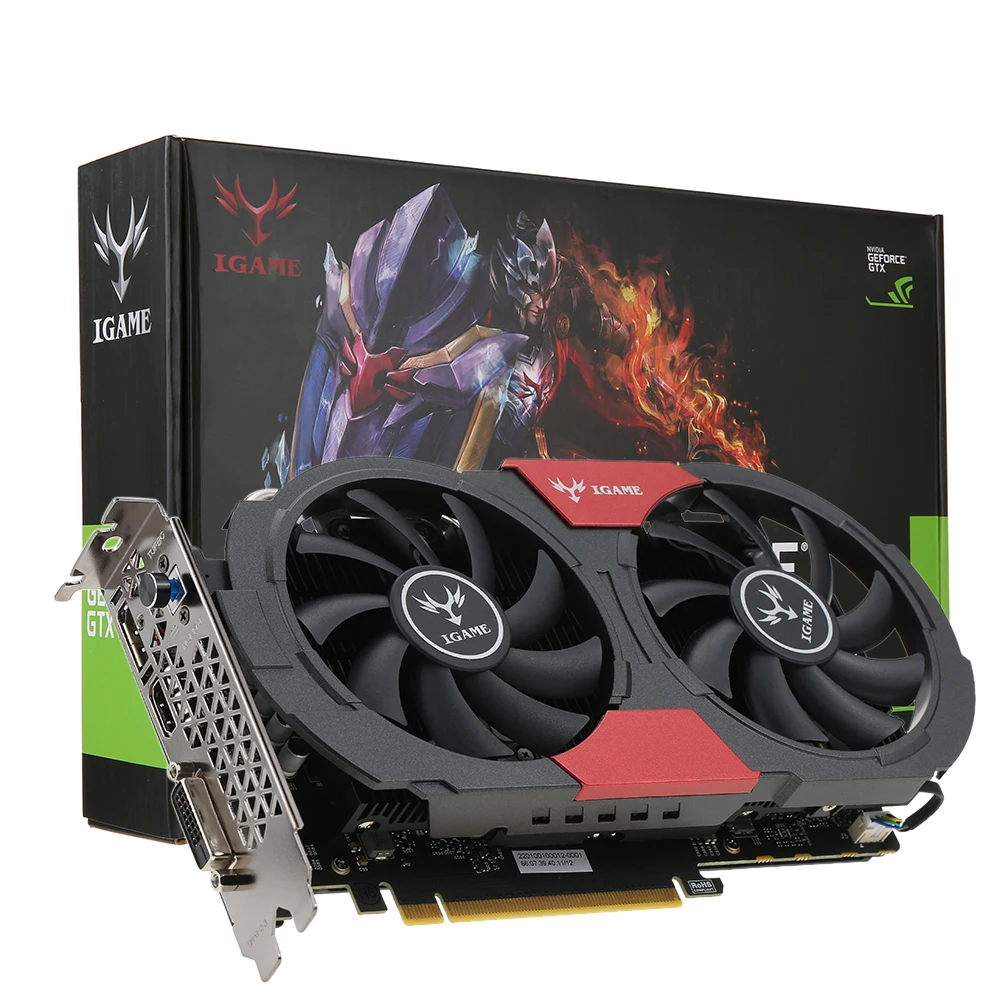 Colorful NVIDIA GTX 1050Ti Graphics Card GeForce iGame GTX1050 Ti Gaming Video Cards 4GB GDDR5 128bit GPU For PC placa de video