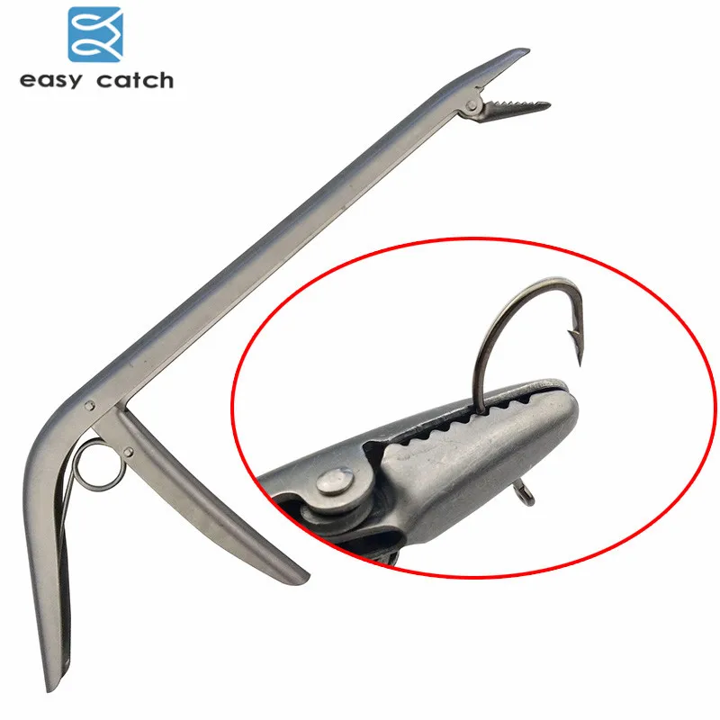 

Easy Catch Full Metal Stainless Steel Fishing Hook Remover Long Gun Type Fishing Gripper Clip Fishing Accessories