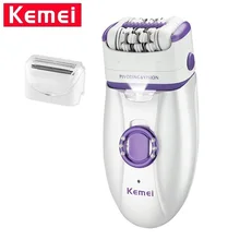Kemei KM-2668 леди тело эпилятор для лица женский Электробритва Триммер для волос Бритье и удаление волос женский депилятор