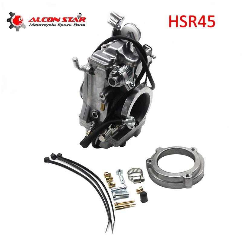 Карбюратор Alconstar акселератора мотоцикла Pump Mikuni HSR HSR45mm КАРБЮРАТОР 45 мм для Harley EVO