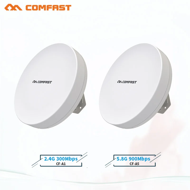 COMFAST 3-5 км 300Mpbs& 900 Мбит/с беспроводной AP Мост длинный диапазон CPE 2,4G& 5,8G wifi Усилитель сигнала Усилитель Wi-Fi ретранслятор роутеры