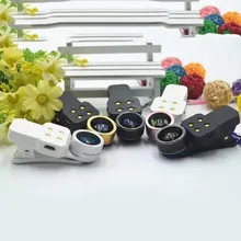 Универсальная кольцевая лампа для селфи Ультра широкоугольный обновленный телефонный объектив портативный Макро Рыбий глаз заполняющий свет четыре в OneHD мобильный Лен