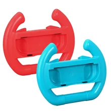 ViGRAND 1pair ABS Steering Wheel for Nintendo Nintend Switch Handle Stand Holder Left Right Joy-Con Joycon NS NX Controller