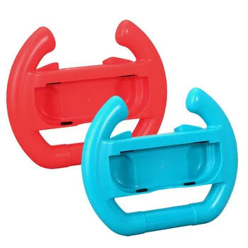 

ViGRAND 1pair ABS Steering Wheel for Nintendo Nintend Switch Handle Stand Holder Left Right Joy-Con Joycon NS NX Controller