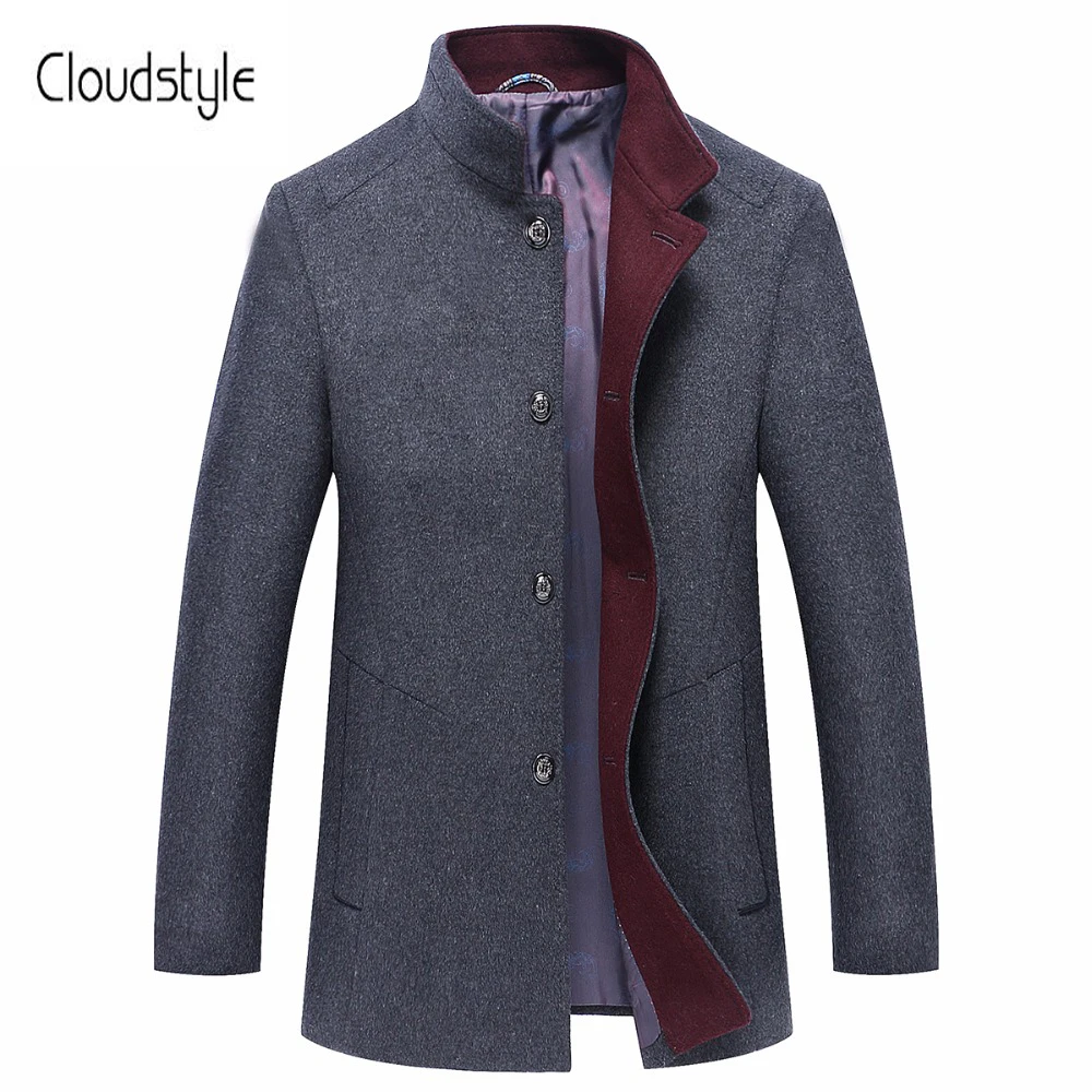 Aliexpress.com : Buy Cloudstyle Pius Size 4XL Male Overcoat Fashion ...