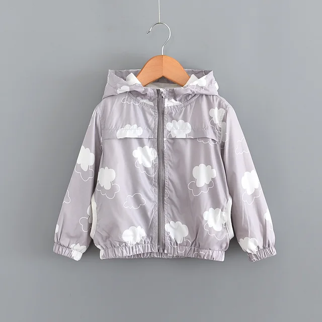 Children Girls Outerwear Hooded Unisex Boys Clothing Spring Clothes