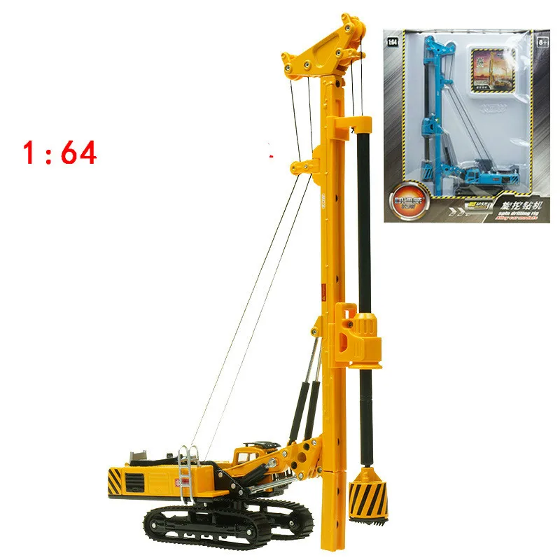 KDW toy car high quality rotating Drilling rig die cast