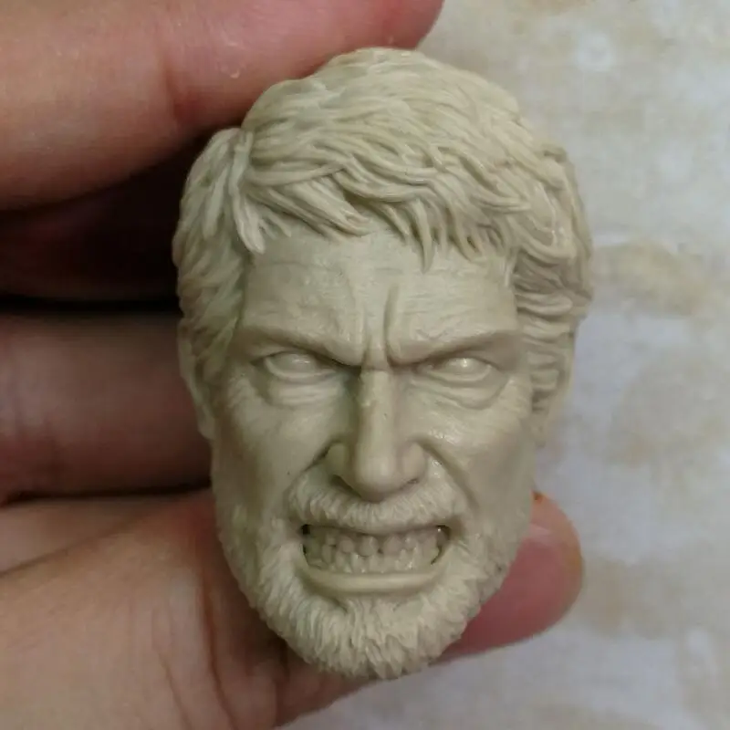 Unpainted the last of us joel head for 12 inch figure