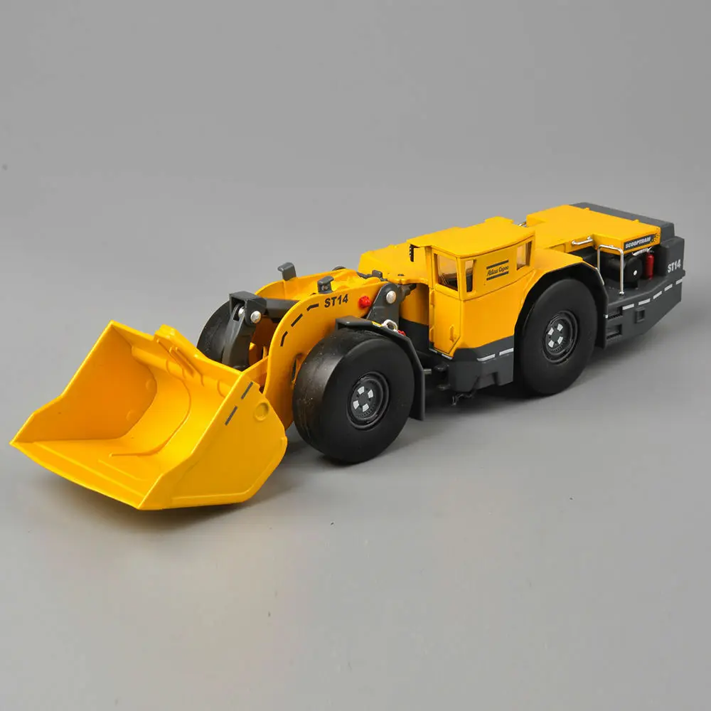 para a Coleção Modelo de Veículo de Construção para fã St14 tipo Underground Scooptram Loader Diecast Loja Caminhão Pushdozer Presente 1:50 18 underground loader diecast loja caminhão pushdozer modelo