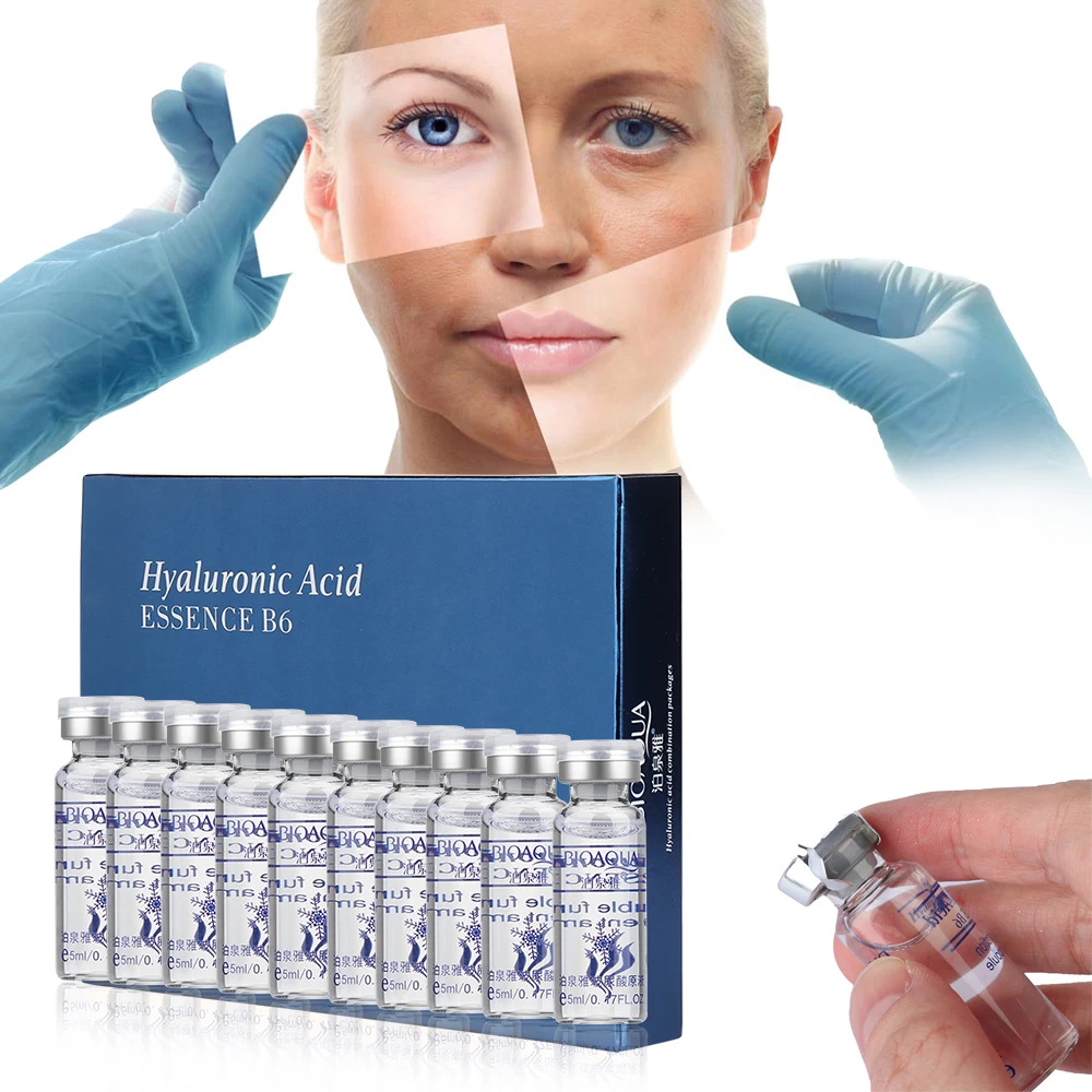 10Pcs Hyaluronic Acid Essence Serum Moisturizer Hyaluronic Acid Vitamins Moisturizing Essence Anti Aging Face Care Product 10Pcs Hyaluronic Acid Essence Serum Moisturizer Hyaluronic Acid Vitamins Moisturizing Essence Anti Aging Face Care Product