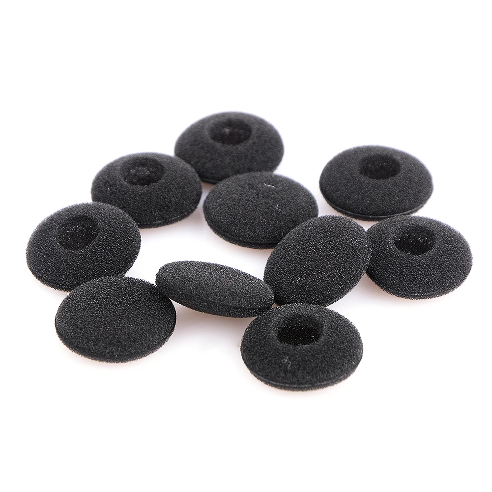 10 pcs 18mm Soft Foam Earbud Headphone Ear Pads Replacement Sponge
