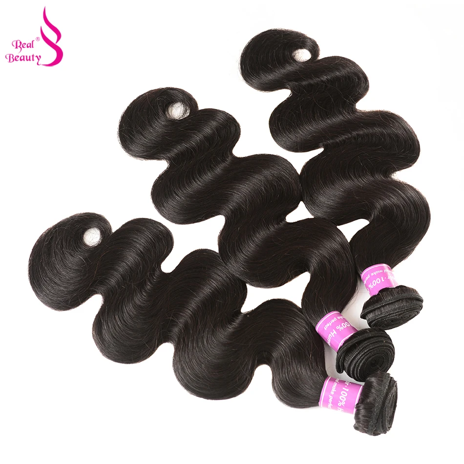 Straight Brazilian Hair Weave Bundles 8-30 Deal Real Beauty Hair 3 Bundles Human Hair Bundles Remy Hair Extensions  (4)