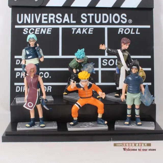 Anime Naruto 6pcs/set PVC Action Figures Collectible Model Cartoon Toy