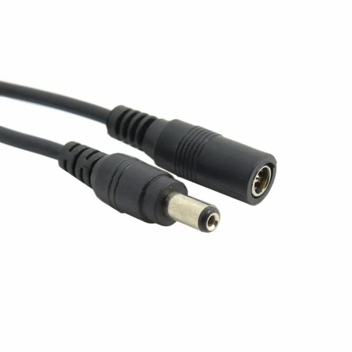  DC 5.5 * 2.1mm CCTV Extender Male to Female Barrel Connector power Extension Cord Cable 1m 100cm 3f - 32779156036