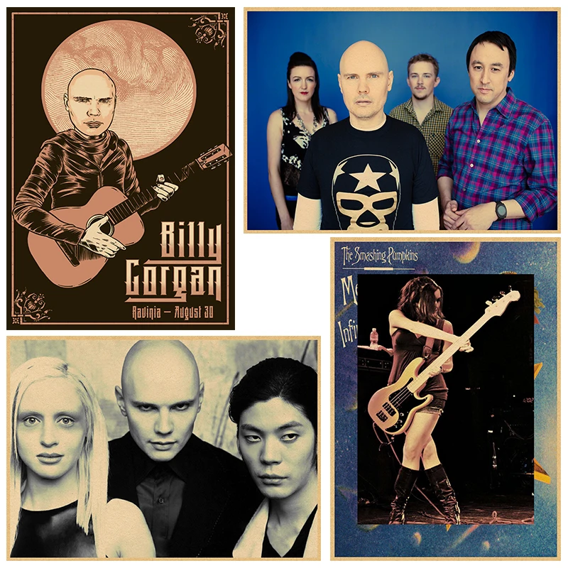 The Smashing Pumpkins альтернативный Поп/Рок Декор для дома крафт бумага кислота камень