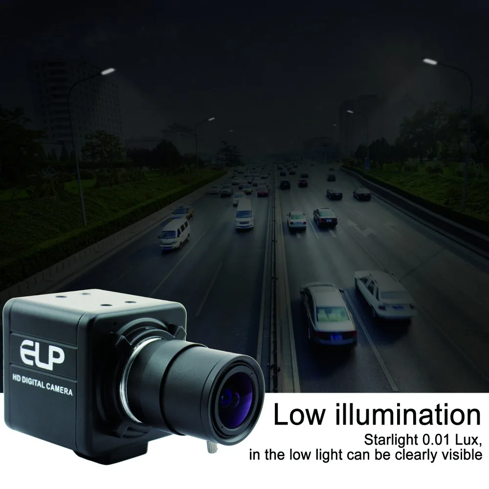 H.264 1080 P низкой освещенности 0.01Lux sony IMX322 промышленных камера Веб-камера USB HD с видеонаблюдения с переменным фокусным расстоянием 2,8-12 мм