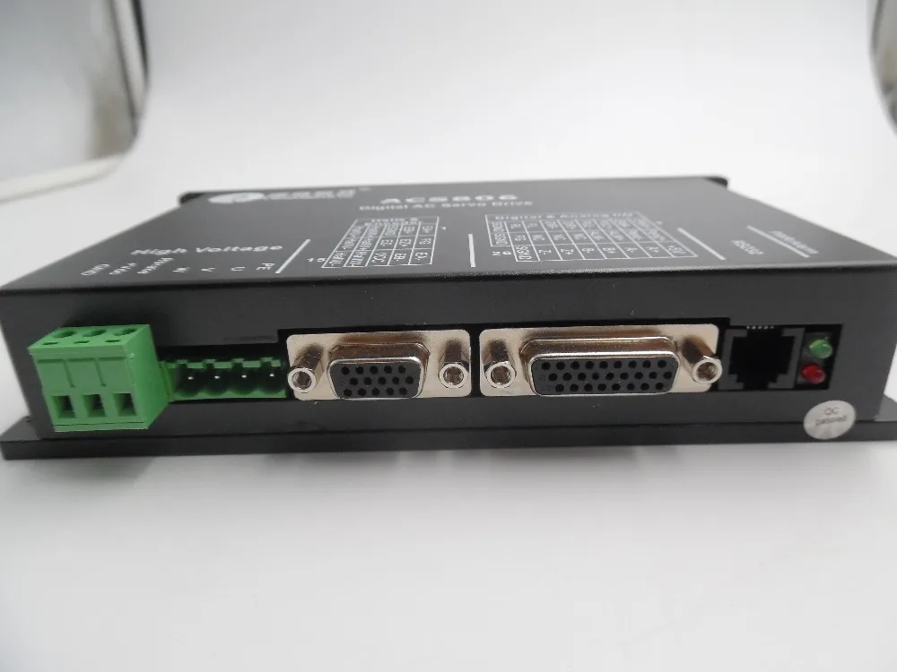 Leadshine 60VDC 400 Вт серводвигатель комплекты приводов 180ozin 1 28 нм 1000ppr энкодер ACM604V60 01 1000