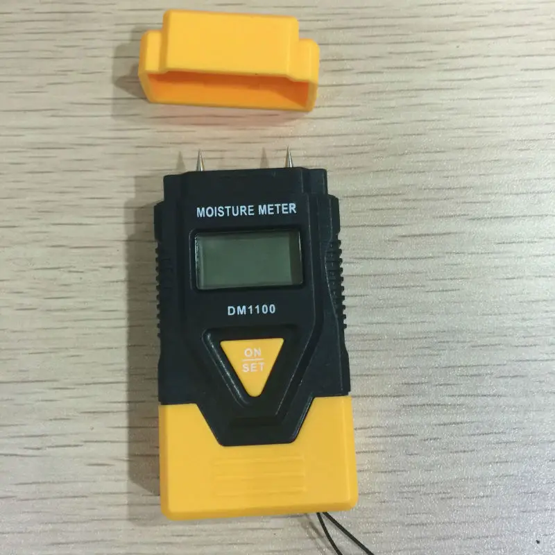 10PCS Digital Wood Firewood Moisture Meter Humidity Detector Damp sawn Timber Sensor temperature meter measure handened meaerial |