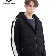 Пионерский лагерь, модный мужской пуховик в полоску, брендовая одежда, зимний пуховик на утином пуху, мужской пуховик высшего качества AYR801429