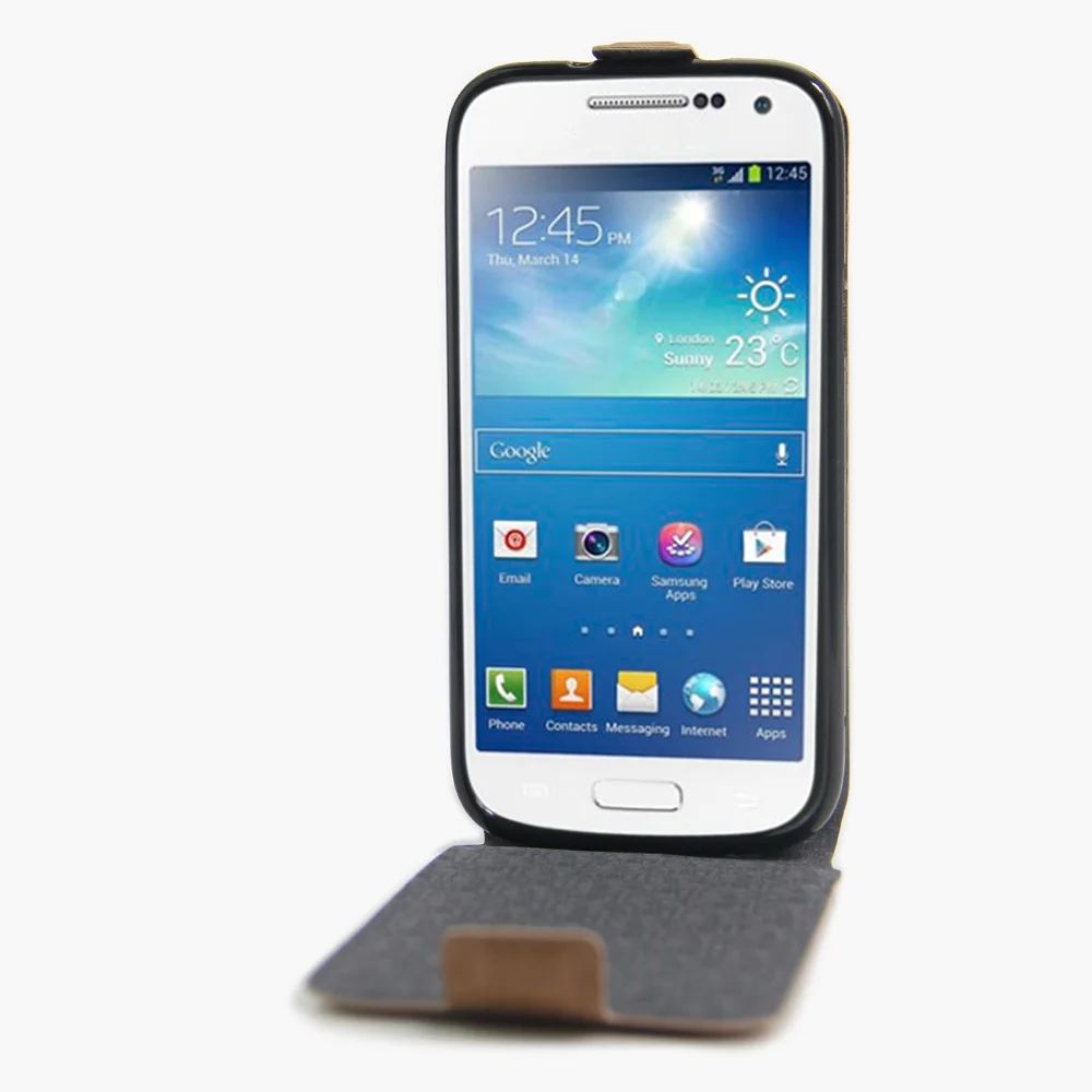 Чехол для Samsung Galaxy S4 Mini i9190 кожаный чехол с магнитной застежкой защитный