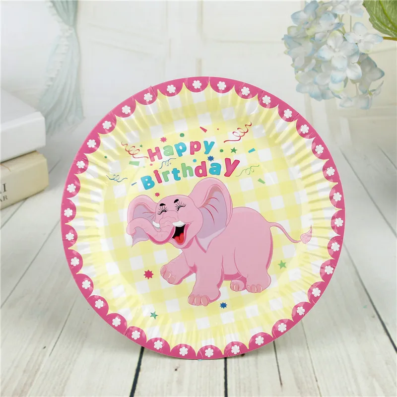 FANLUS 7inch colorful dots wave point disposable paper plates party tray Valentine Birthday Wedding Tableware cake barbecue (3)