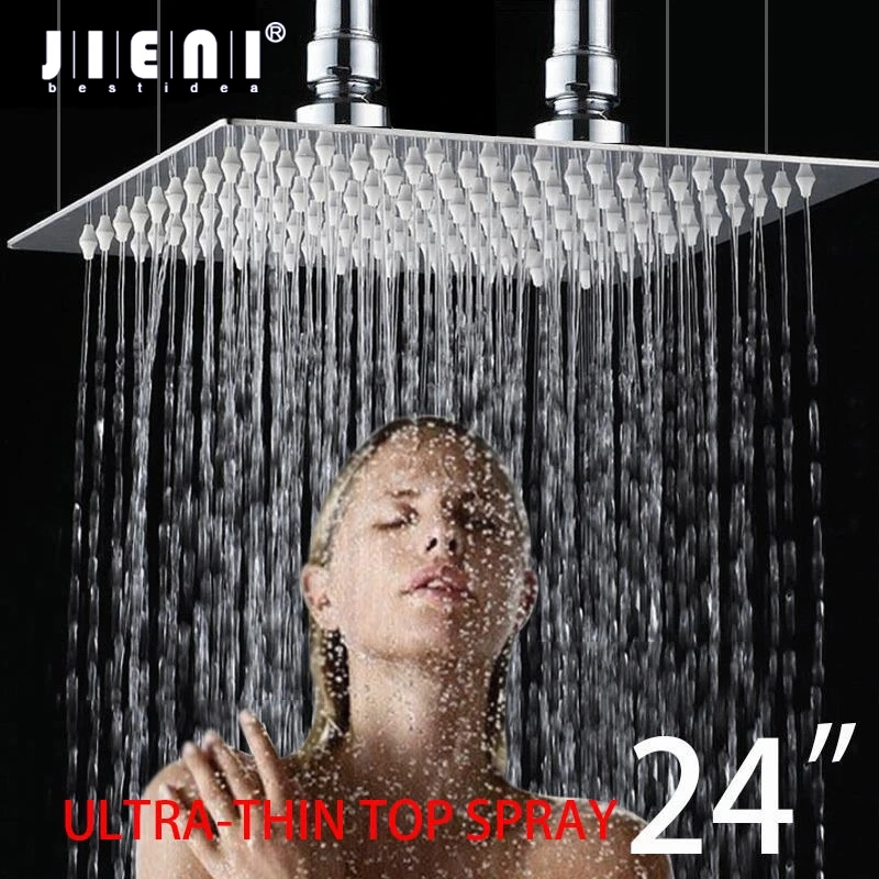 Buy 24 Inch Ultra thin Rain Shower Head Stainless