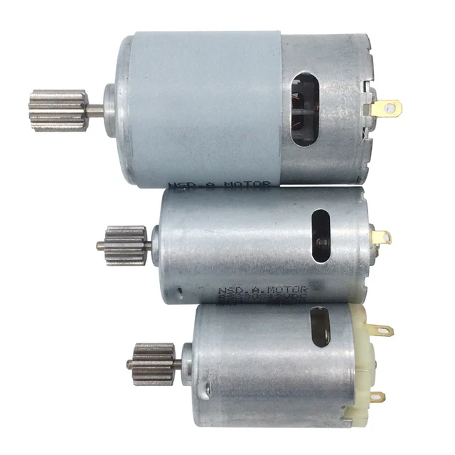 Children's electric car DC motor, kid's ride on car 12V and 6V motor