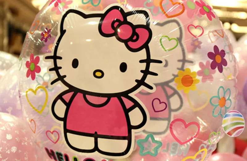 clear hello kitty balloon (6)