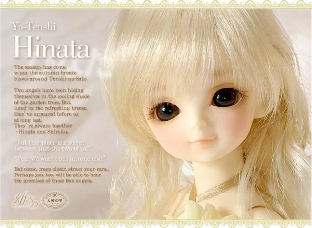 

free makeup and eyes included ! sd Doll 1/6 ( 27cm) bjd doll yotenshi hinata yosd baby doll bjd top quality