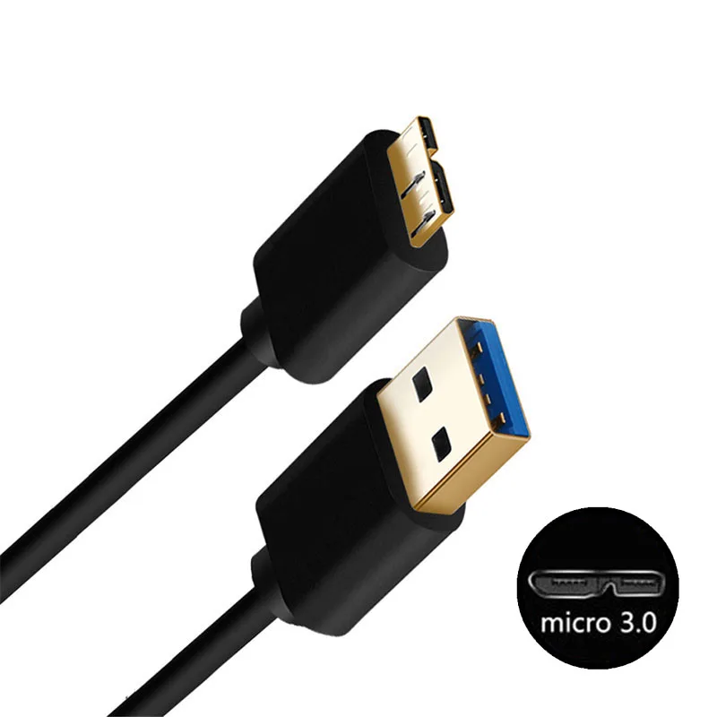 

ABDO USB 3.0 Type A to Micro B Cable For External Hard Drive Disk HDD Samsung S5 Note3 USB HDD Data Cable