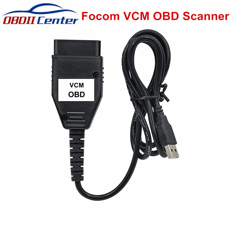 

2019 For Ford VCM OBD USB Diagnostic Cable FOCOM VCM OBD2 Diagnosing Scanner Connector For Ford Cars 1999 to 2010 Green PCB