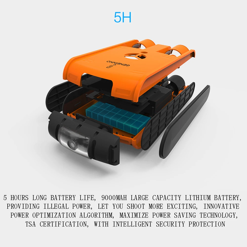 ROV POSEIDON Дрон подводный 1080P камера подводное Обнаружение подводная 50 м/100 м RC Подводная лодка