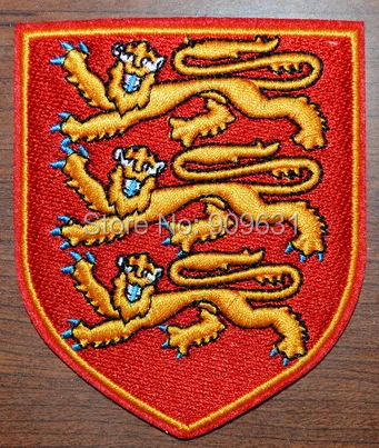 

30x ROYAL ARMS OF ENGLAND embroidered iron on PATCH BRITISH COAT CREST APPLIQUE UK