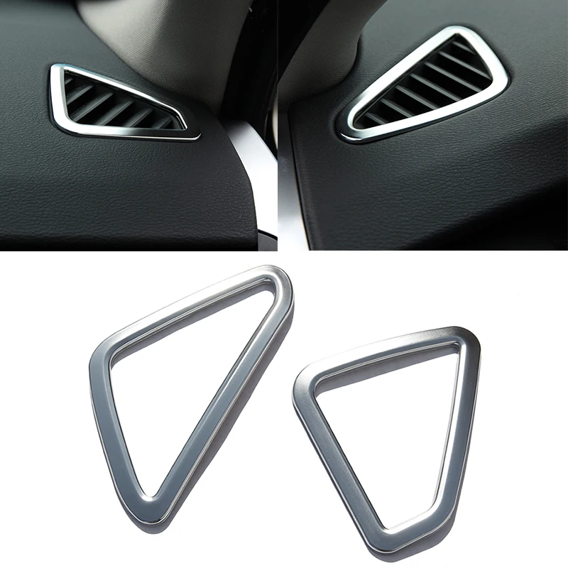 Chrome Interior Roof Dome Mic Cover Trim ABS Matte 2pcs BMX5