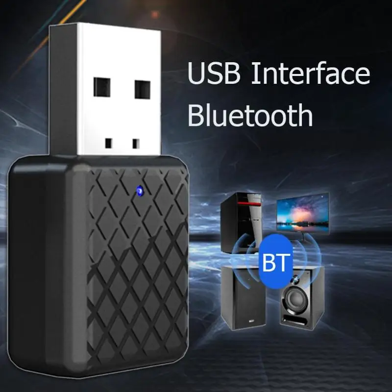 KN322 беспроводной bluetooth-приемник передатчик ключ стерео аудио Музыка 3,5 мм Aux USB BT 5,0 адаптер для компьютера динамик MP3