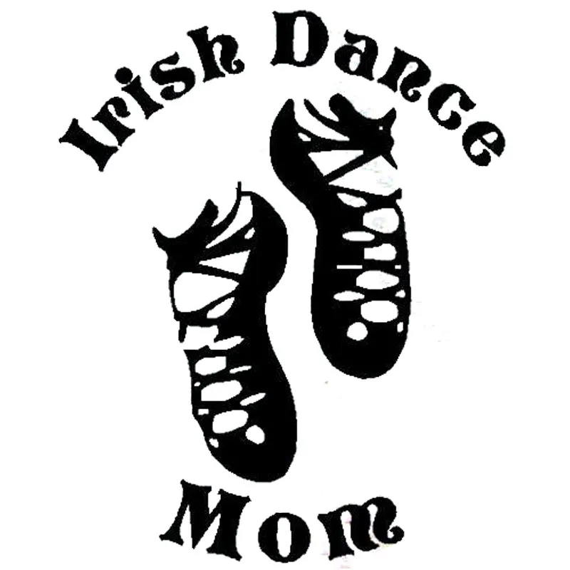 * Irish Dance Mom Vinyl Creative Shoes Car Stickers C5-1703 -  Car Stickers - AliExpress