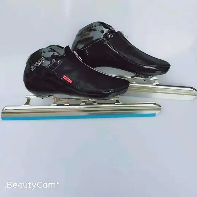 Professional Low Ankle Carbon Fiber Inline Speed Fixed Track Ice Skates