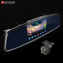 Ruccess зеркало заднего вида радар-детектор 3 в 1 DVR Full HD 1080p рекордер камера Анти радар автомобильный детектор с gps для России
