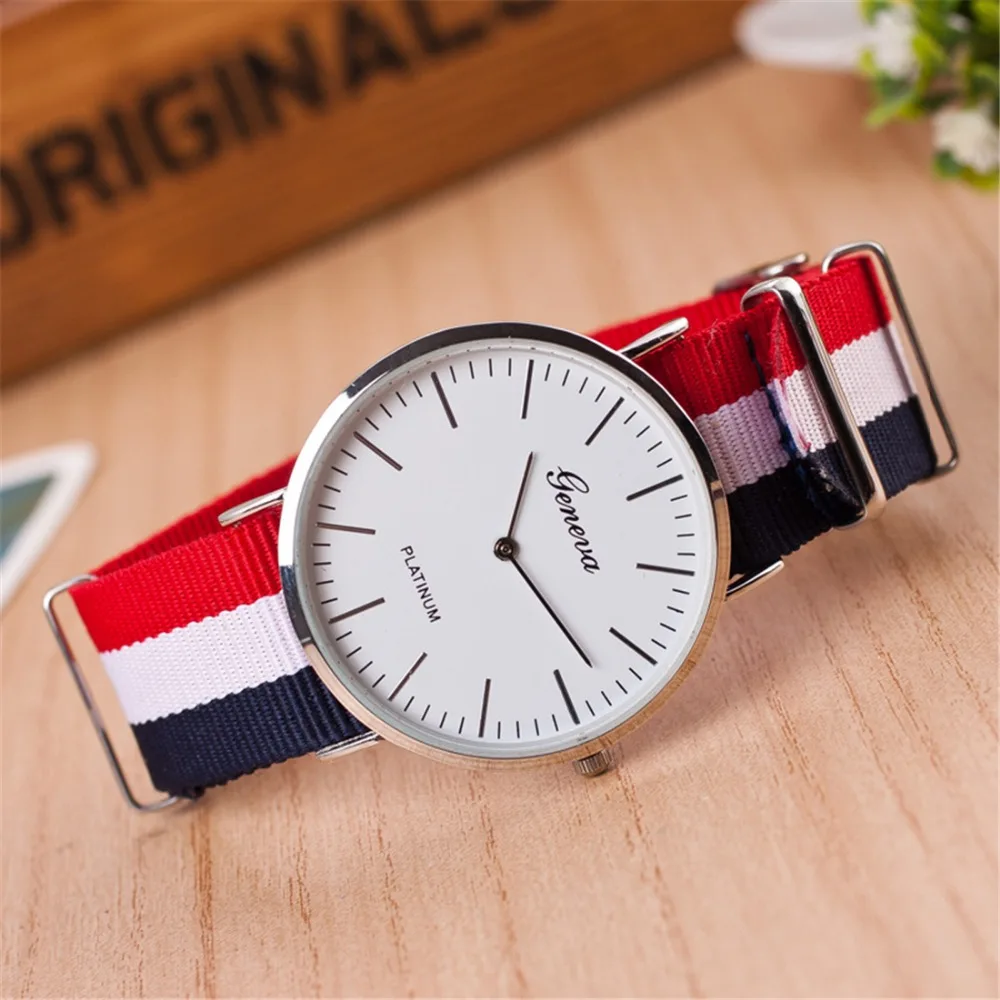 2018 New Casual and Fashion Quartz Watch with Multicolor Nylon Cloth Watchband Wristwatch Simple Designer Women Clock 2018 New Casual and Fashion Quartz Watch with Multicolor Nylon Cloth Watchband Wristwatch Simple Designer Women Clock