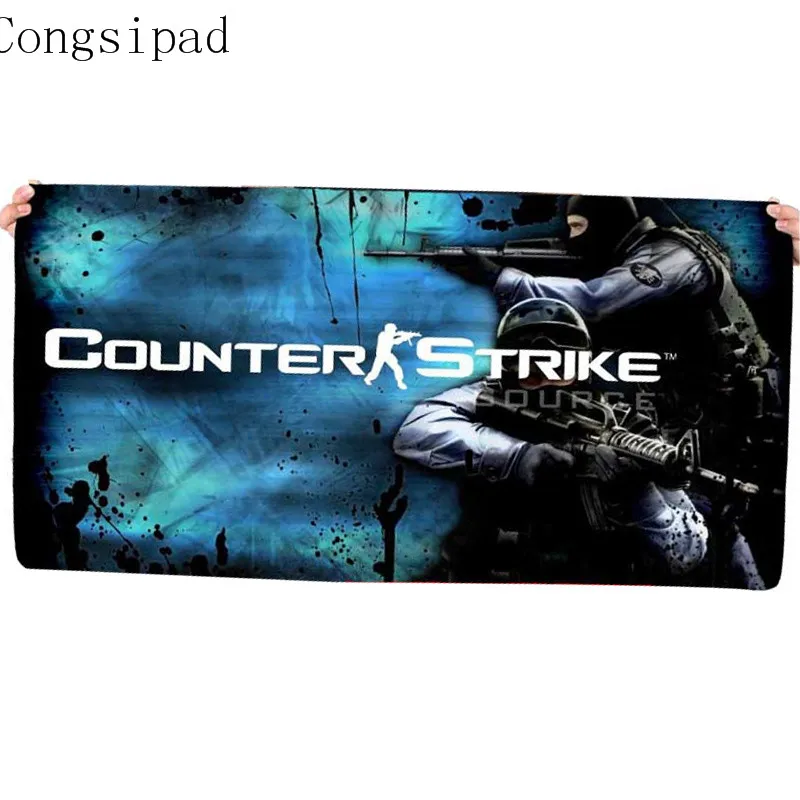 Congsipad Shop Speed Control Version Large Gaming Gamer Locking Edge Mouse Keyboards Mat Grande Mouse pad for CSGO Dota 2 LOL