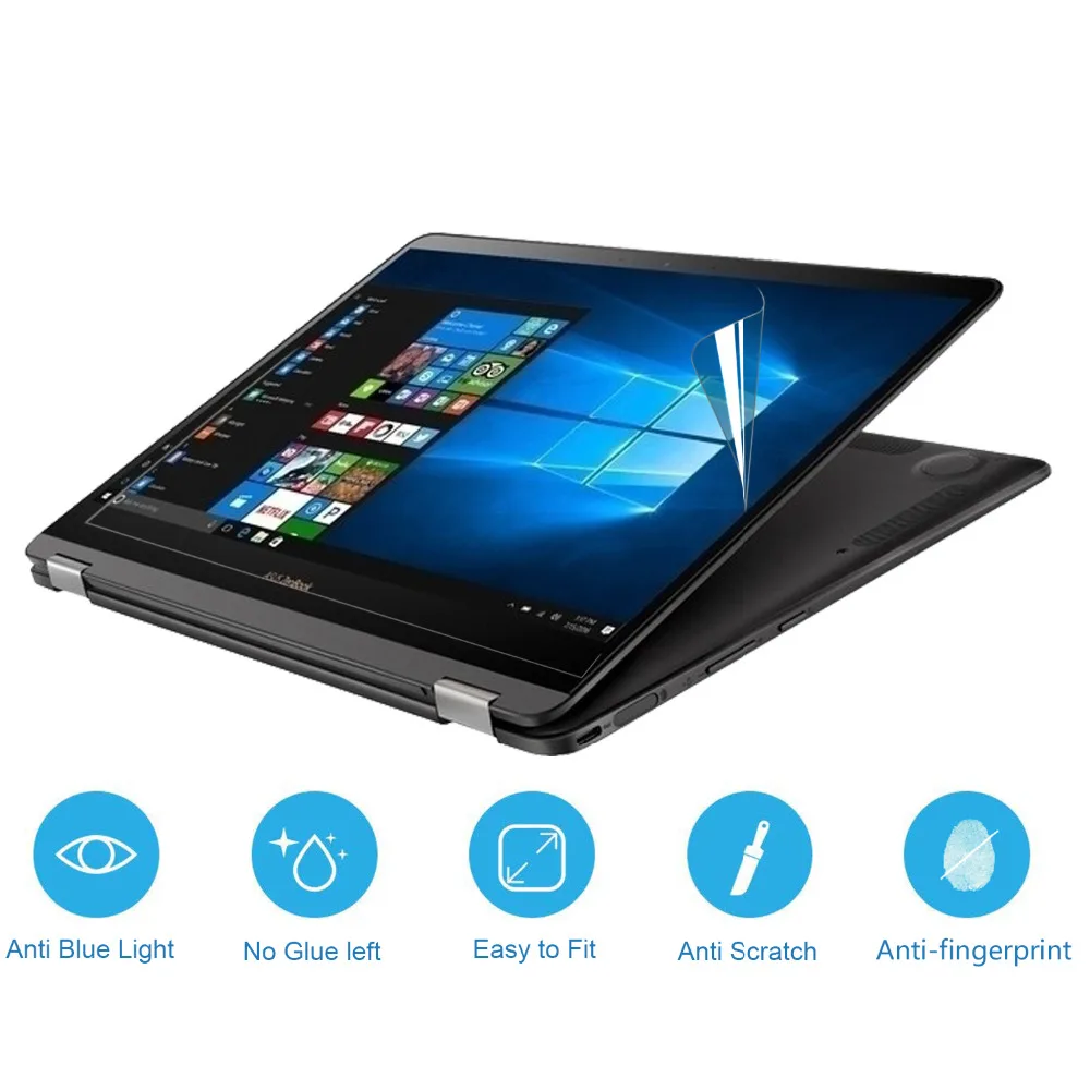 Cartinoe 13,3 дюймов Защитная плёнка для экрана ноутбука для Asus Zenbook Flip S Ux370ua 13," Ноутбук Анти-синий светильник пленка для экрана(2 шт