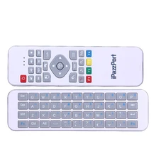 Ipazzport Mini White Russian/Arabic 2.4G Mini Wireless Keyboard For Smart TV Remote Control Air Mouse Gaming For Android PC