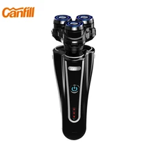 CANFILL 360 Градусов Triple Blade Плавающая Головка Мужские Лица Аккумуляторные Электробритвы Водонепроницаемая Бритва С откидной Триммер CF-301