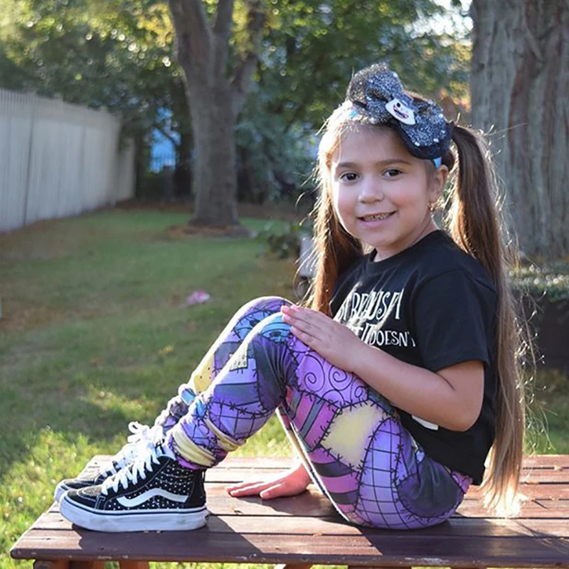

Toddler Halloween Baby Girl Clothes Kids Children Clothing Tiny Cotton Short Sleeve Top Tshirt Colorful Pants Two Piece Set