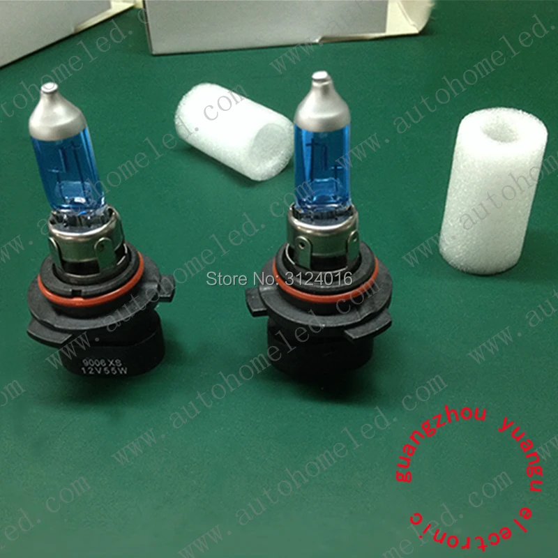 2 шт. X 9005 HB3 9005XS HB3A 9006 HB4 9006XS HB4A 12 В 55 Вт 60 100 галогенная лампа с ксеноновой белой