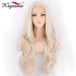 Ash блондинка парик синтетические Синтетические волосы на кружеве парики для белых Для женщин Светло-русый Бесплатная Прощание 22 дюйм(ов)