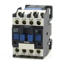 35 мм din рейку 3 P 1NO 380-400 В катушка контактора AC CJX2-0910