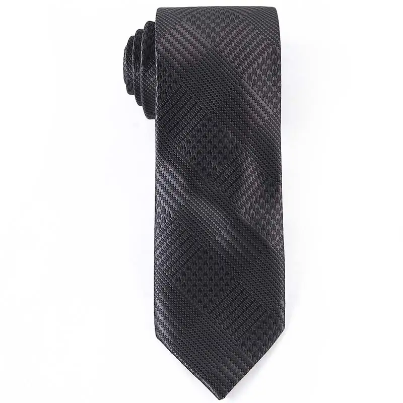 Мужские галстуки, галстуки, мужские деловые свадебные галстуки на шею, 7,5 см., мужские нарядные Галстуки, подарок, английские клетчатые жаккардовые галстуки в полоску - Цвет: YWPT-056